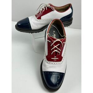 Footjoy Myjoys Premiere Series Tarlow Red/White/Blue Men's 8.5W Pre-owned